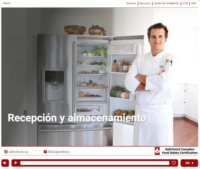 a man standing in front of a refrigerator