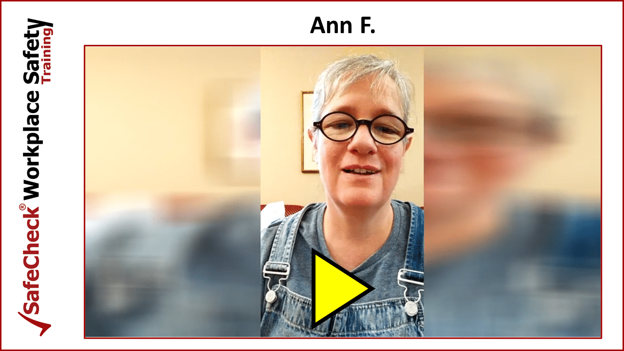 SafeCheck Client Ann F.